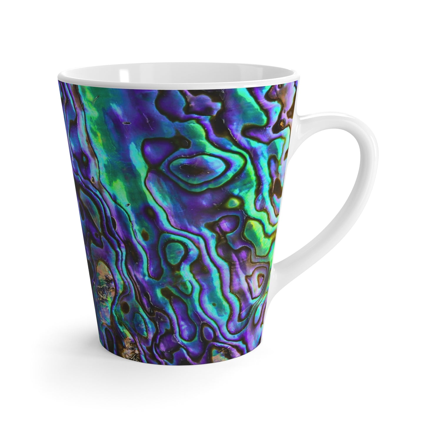 Abalone Jewels Natural Shell Ocean Abstract  Hot Beverage Cappuccino Tea Latte Mug