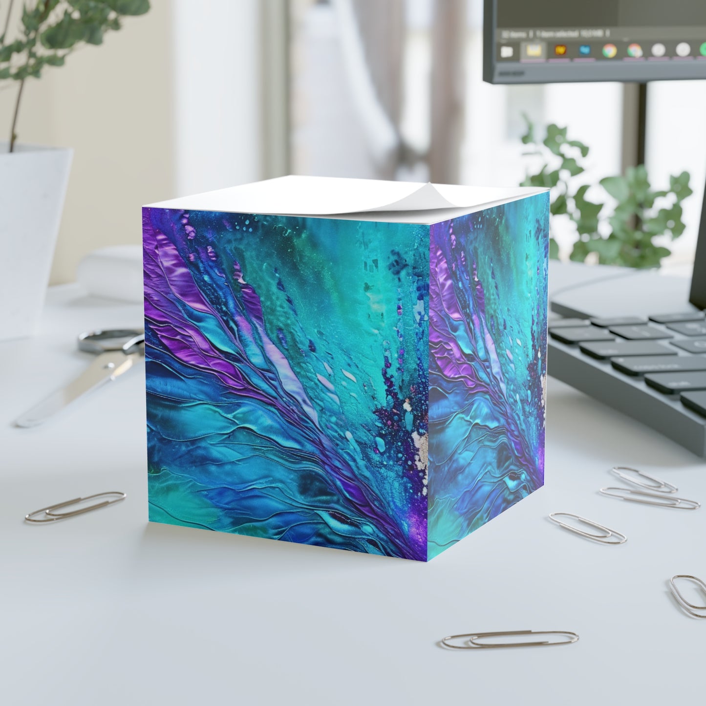 Bolero on Ice Decorative Ice Skating Paper Note Cube