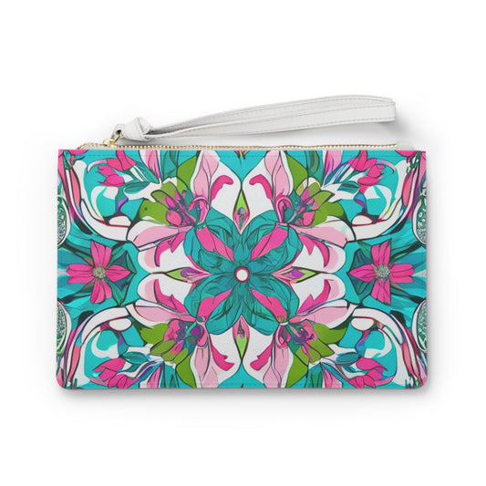 Savannah Porch Afternoon Deep Southern Floral Decorative Errands Evening Pouch Clutch Bag