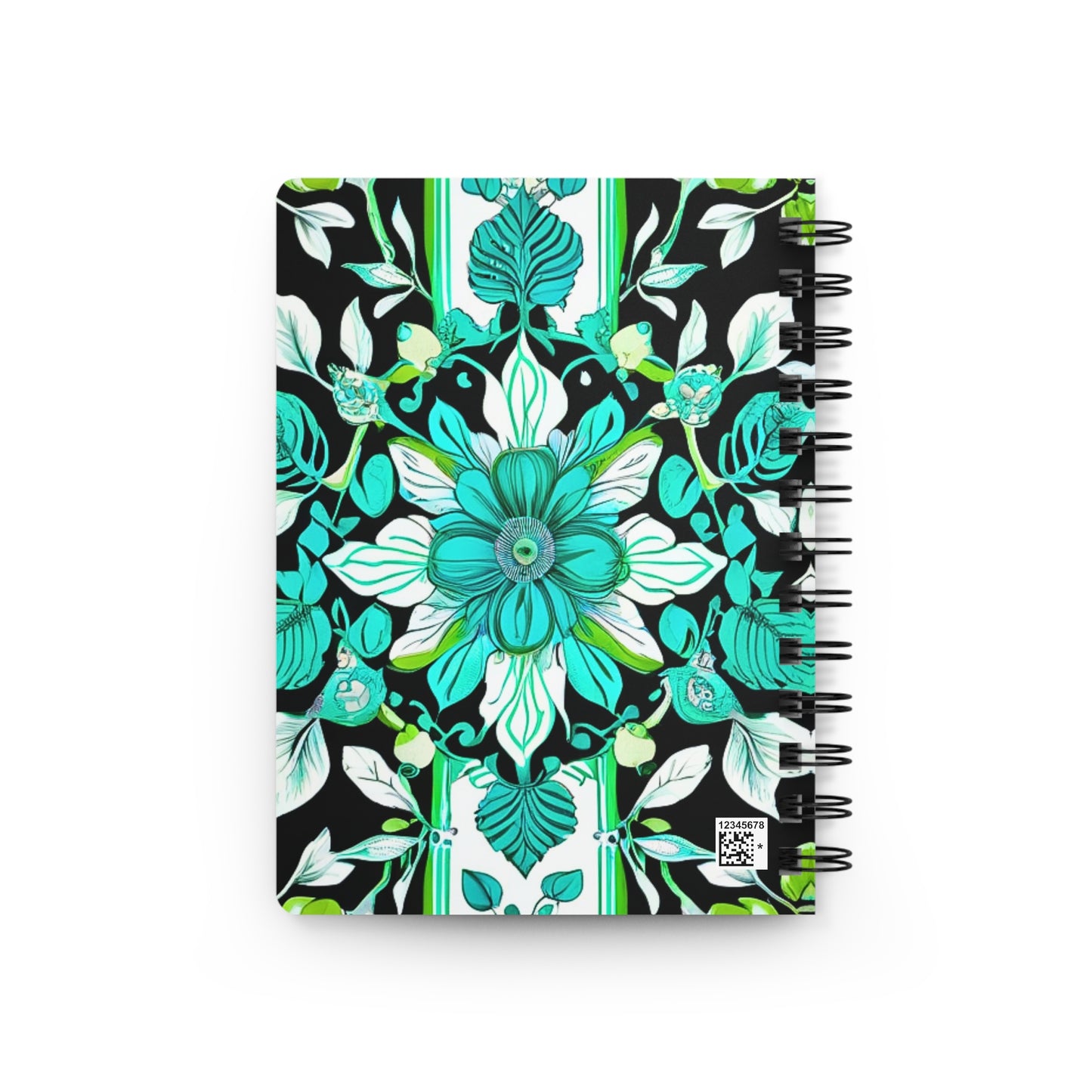 Spring Floral Coronation Decorative Writing Sketch Inspiration Spiral Bound Journal