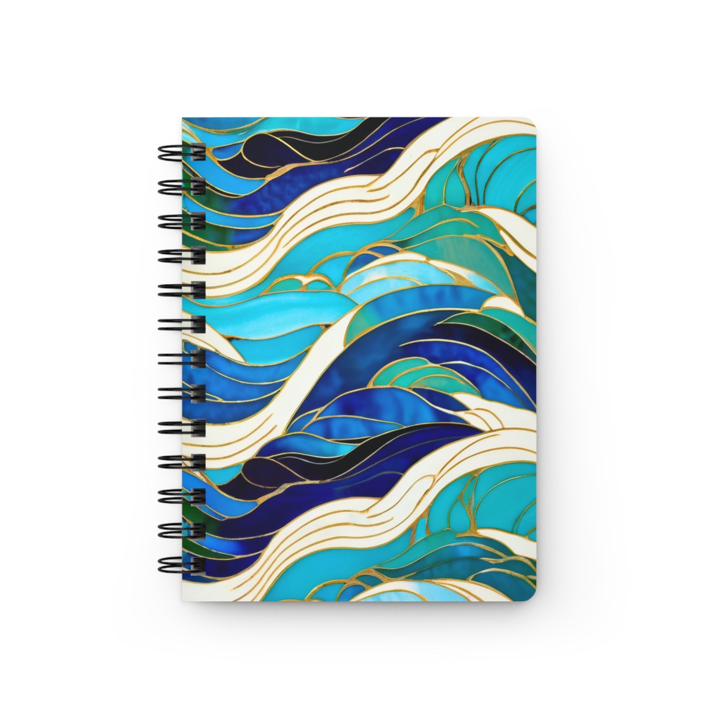 Cloisonne Waves Writing Sketch Inspirations Spiral Bound Journal