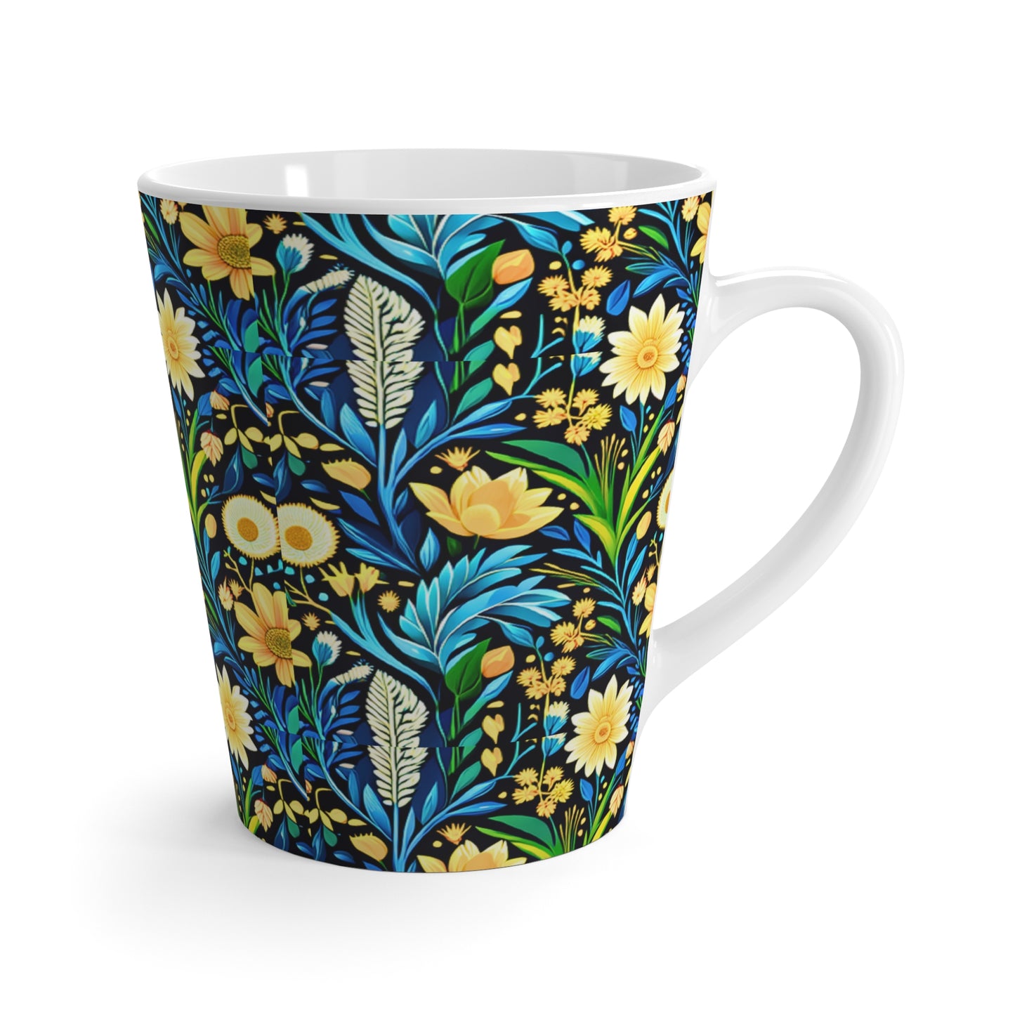 Hyde Park London Early English Daffodil Spring Flowers Decorative Cappuccino Tea Beverage Latte Mug