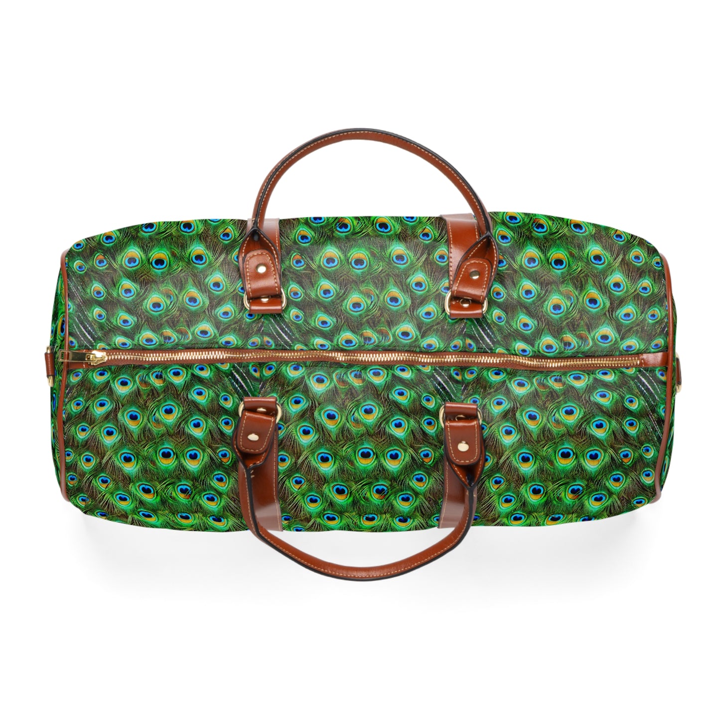 Peacock Plume Feather Multi Pattern Waterproof Travel Bag