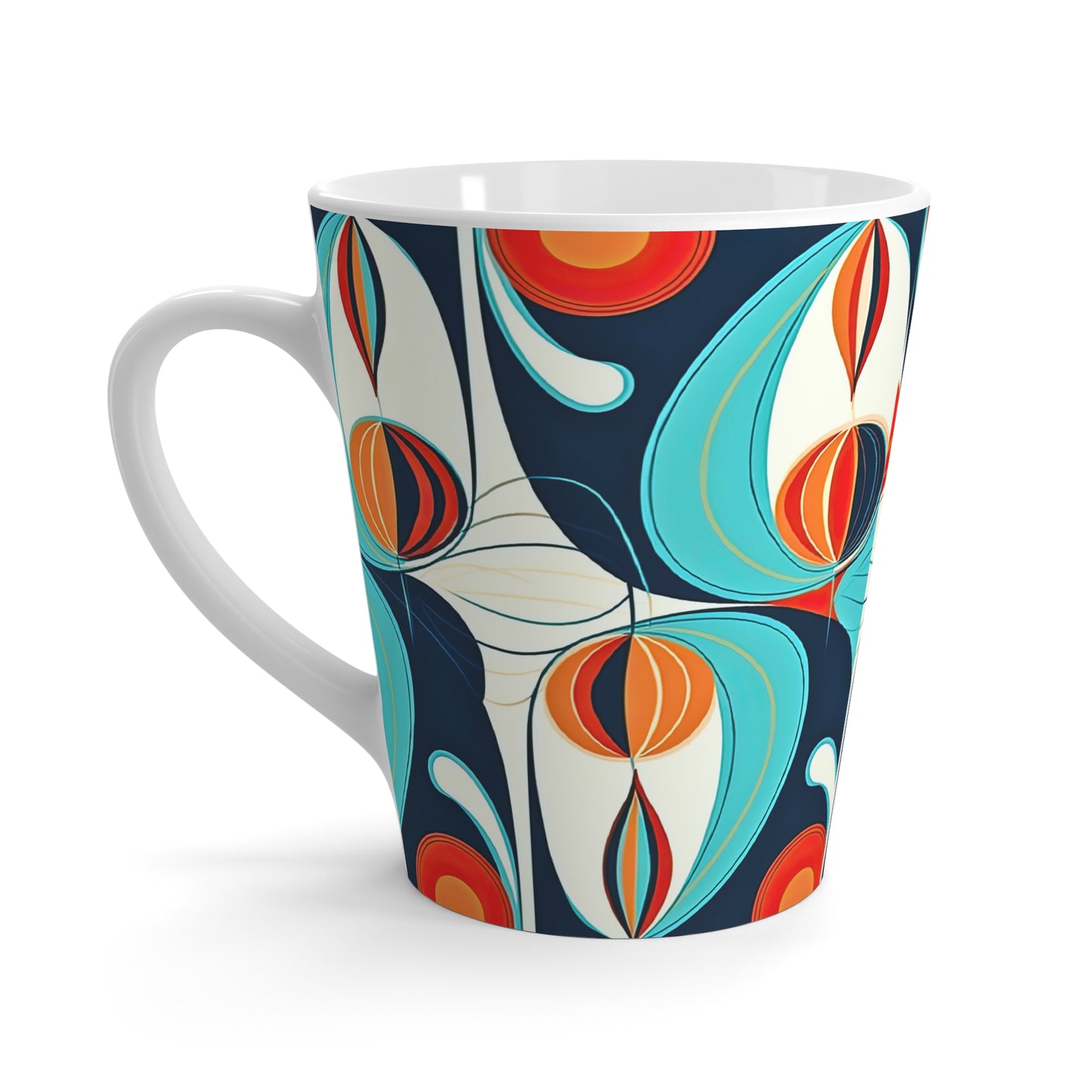 Samba Midcentury Modern Pattern 1950s Vintage Hot Beverage Coffee Chia Tea Cappuccino  Latte Mug
