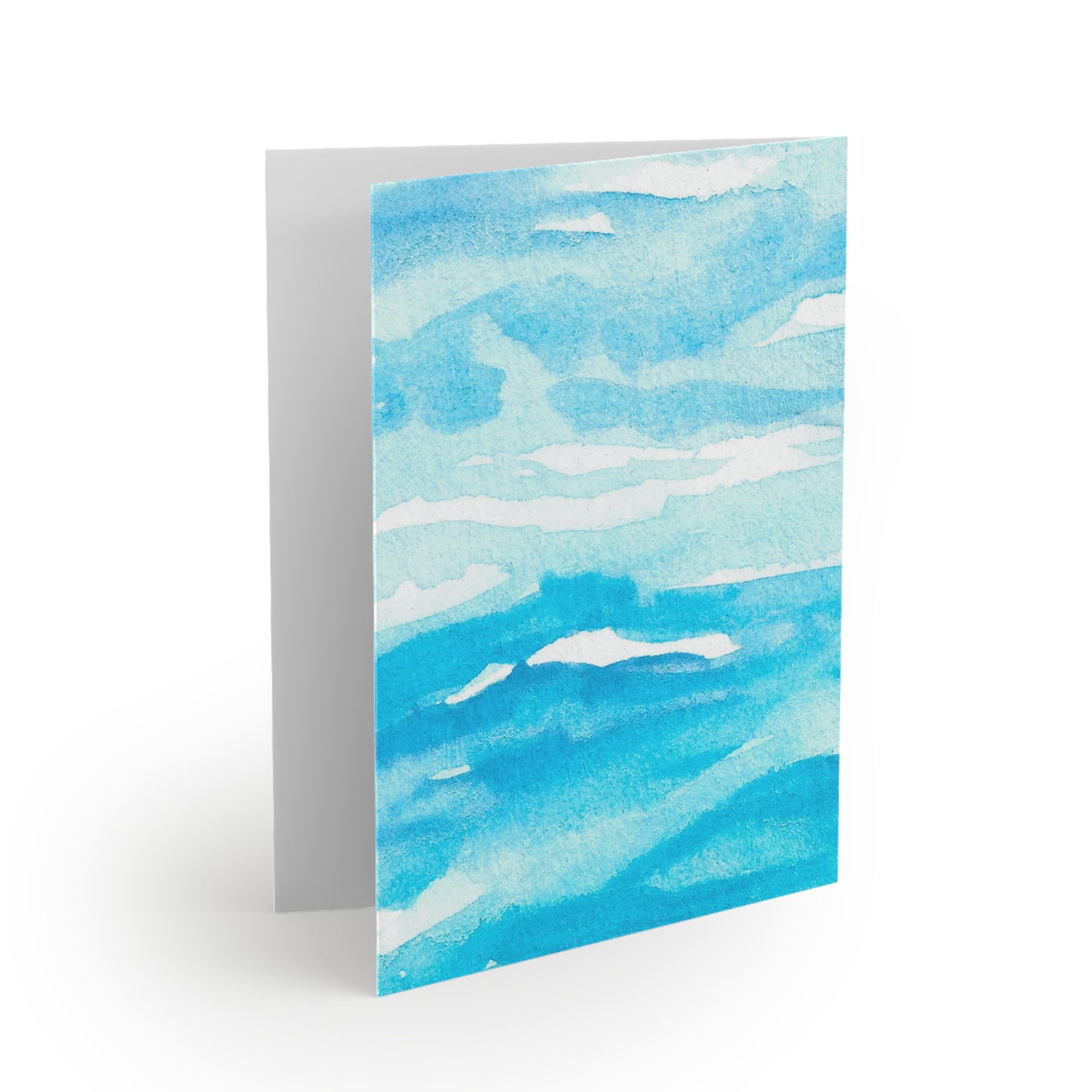 Coastal Summer Octopus l Watercolor Decorative Art Note Greeting Cards (8 pcs) (Limited Edition June 2024)