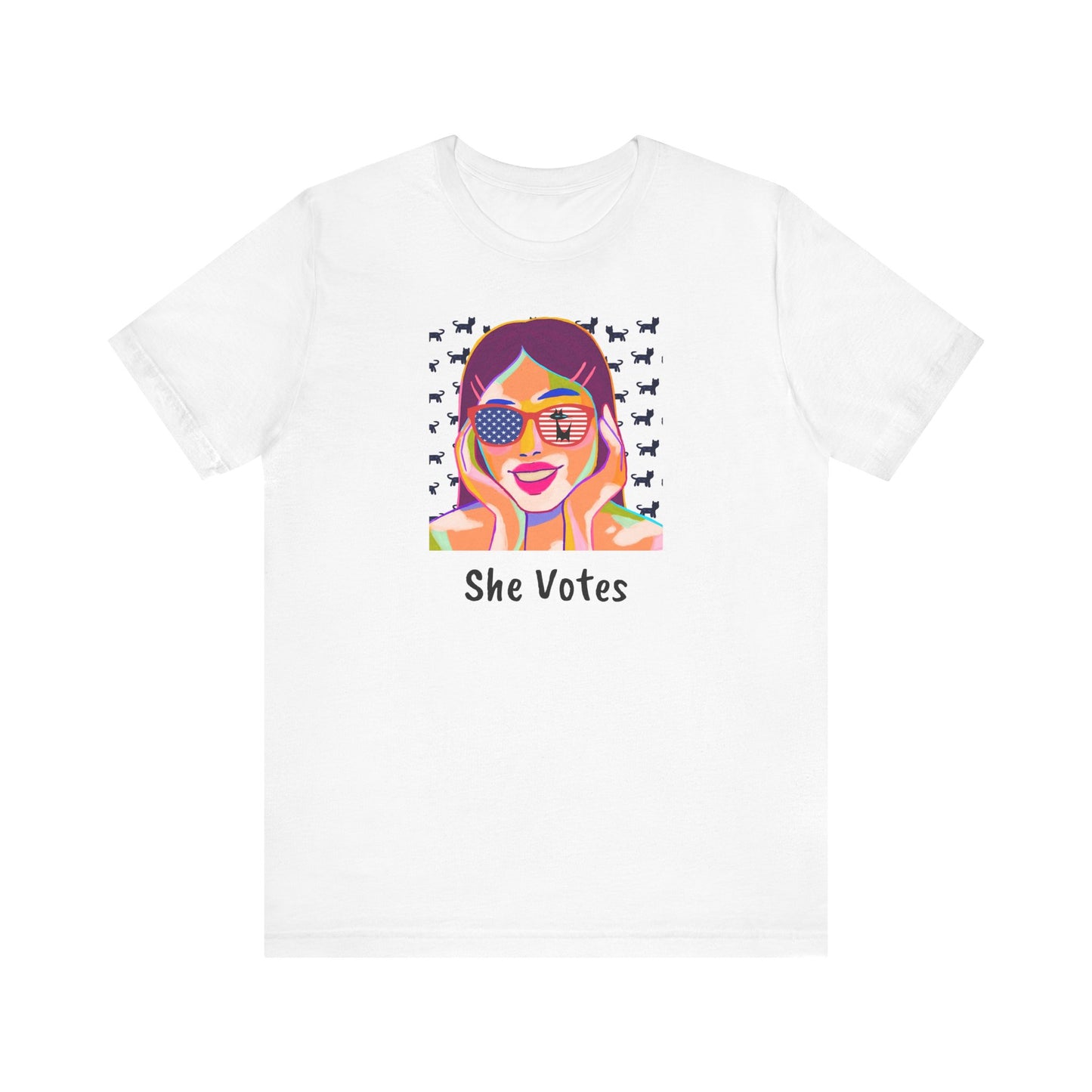 She Votes Unisex Jersey Short Sleeve Tee