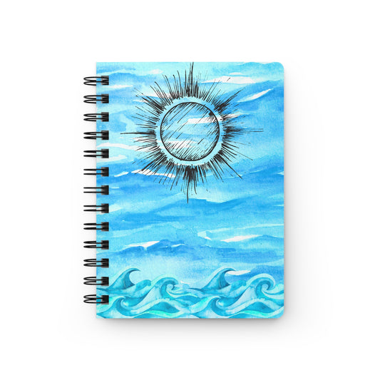 Coastal Summer Sun Writing Sketch Inspiration Spiral Bound Journal (Limited Edition June 2024)