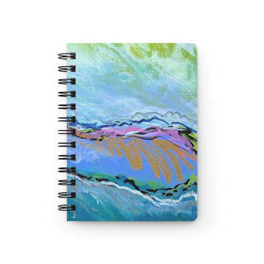 Abstract Me Painting Artist Writing Sketch Inspiration Spiral Bound Journal