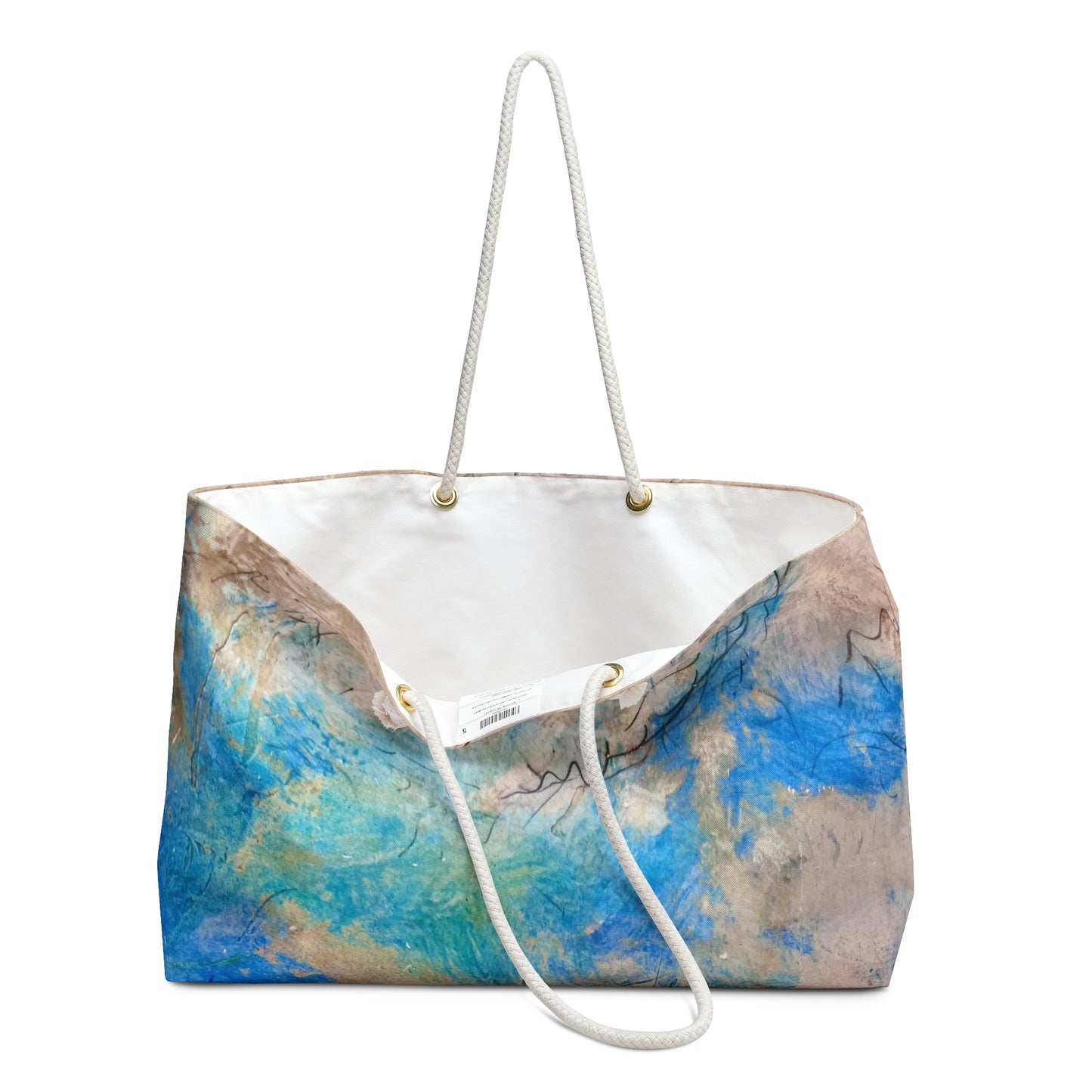 Fresco Clouds Italian Wall Painting Shopper Market Weekender Bag