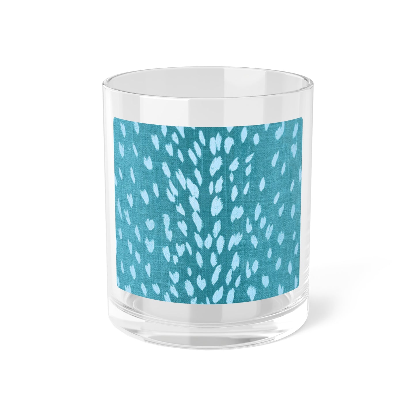 Antelope Teal Modern Pattern Cocktail Party Beverage Entertaining Bar Glass