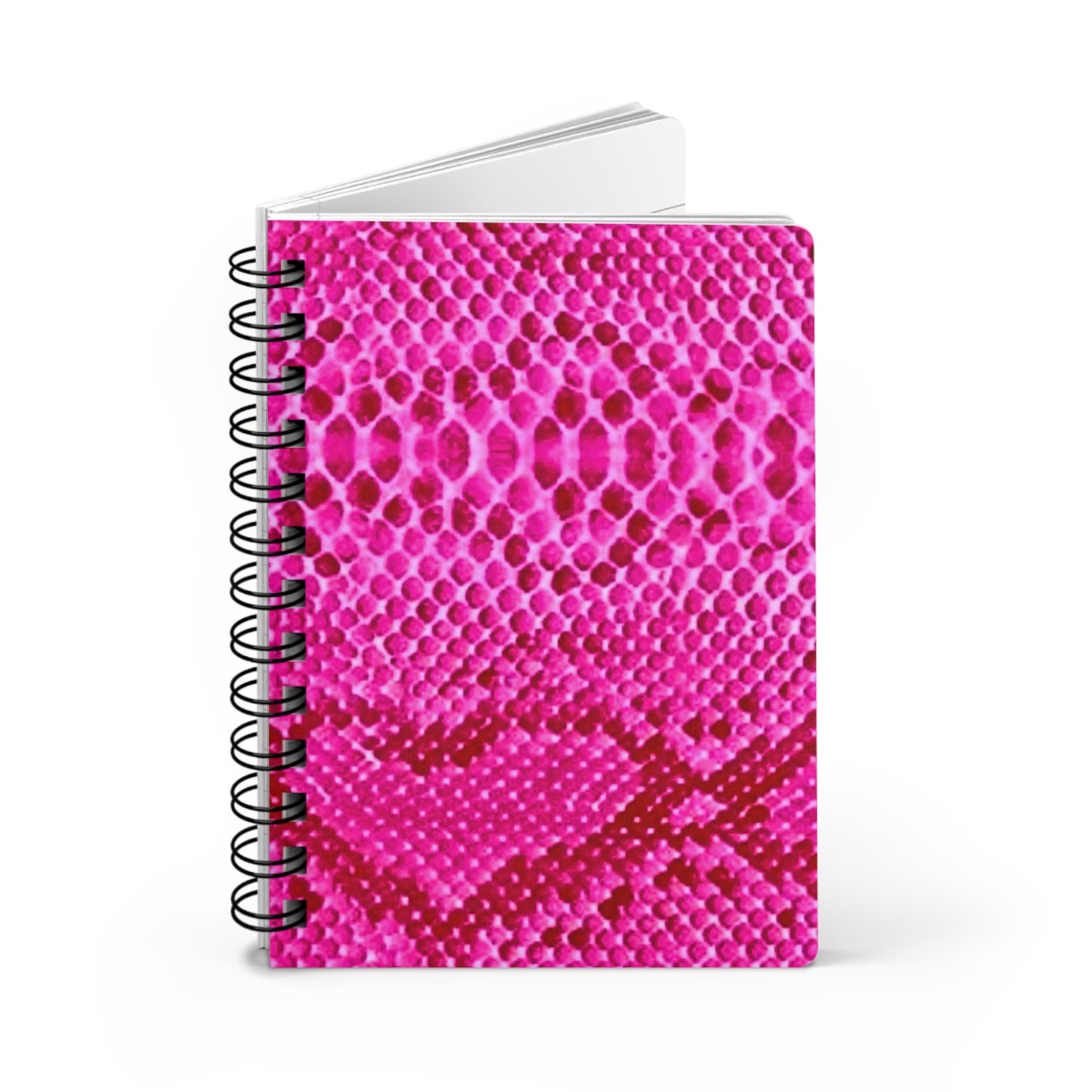 Pink Snakeskin "LOVE" Meditation Writing Inspiration Spiral Bound Journal