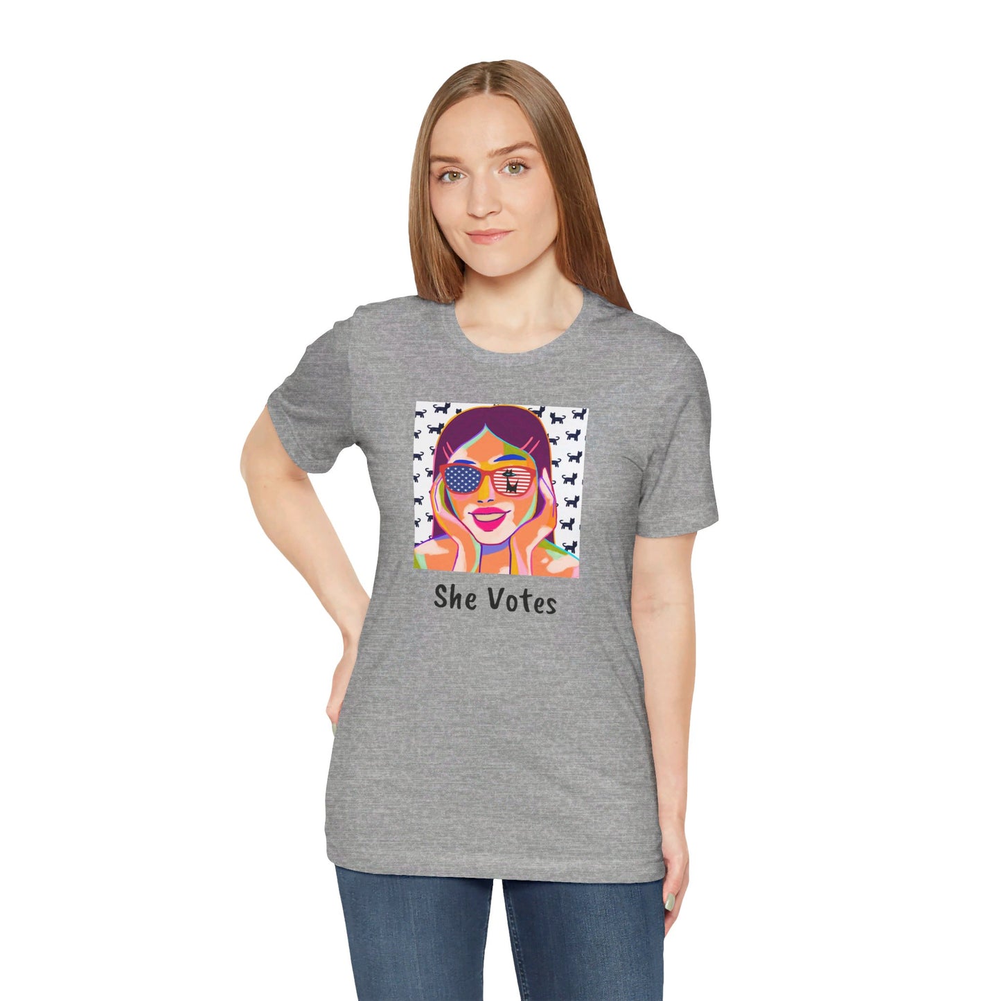 She Votes Unisex Jersey Short Sleeve Tee