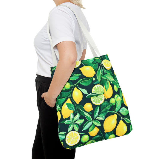 Lemon Grove Citrus Book Tote Bag