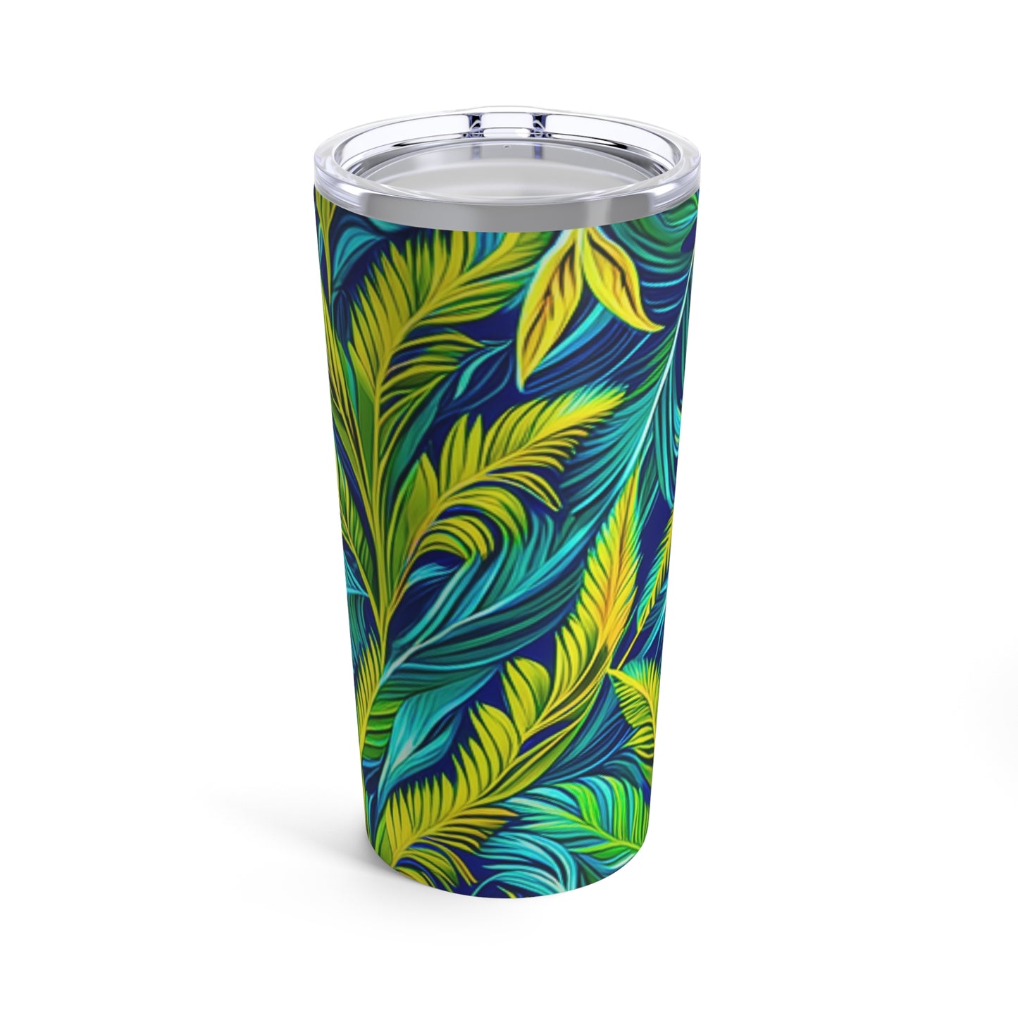 Madagascar Tropical Forest Palms Indian Ocean African  Hot Cold Beverage Travel Tumbler 20oz