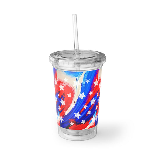 American Celebration Cold Beverage Suave Acrylic Cup