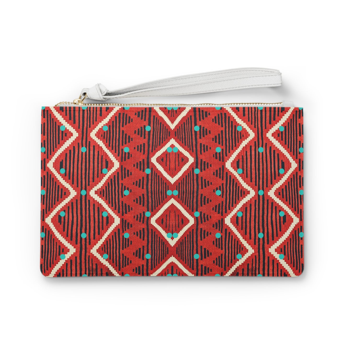 Taos Chili Pepper Decorative Pattern Pouch Clutch Bag