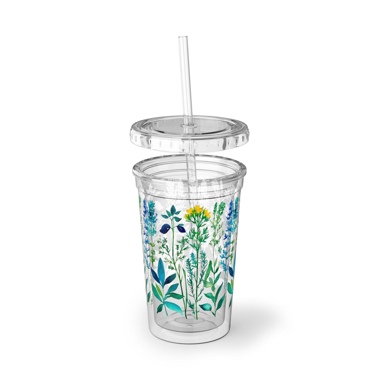 Spring Herbs Cold Beverage Suave Acrylic Cup