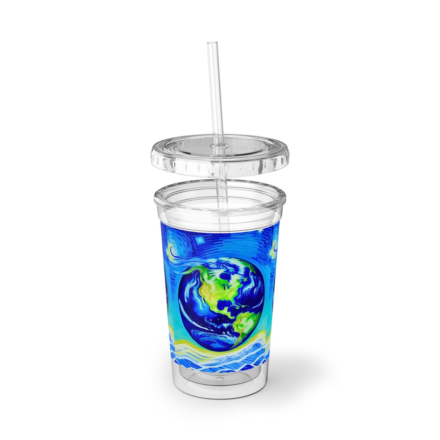 Mother Earth Decorative Cold Beverage Suave Acrylic Cup