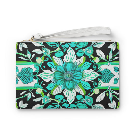 Spring Floral Coronation Decorative Errands Evening Pouch Clutch Bag