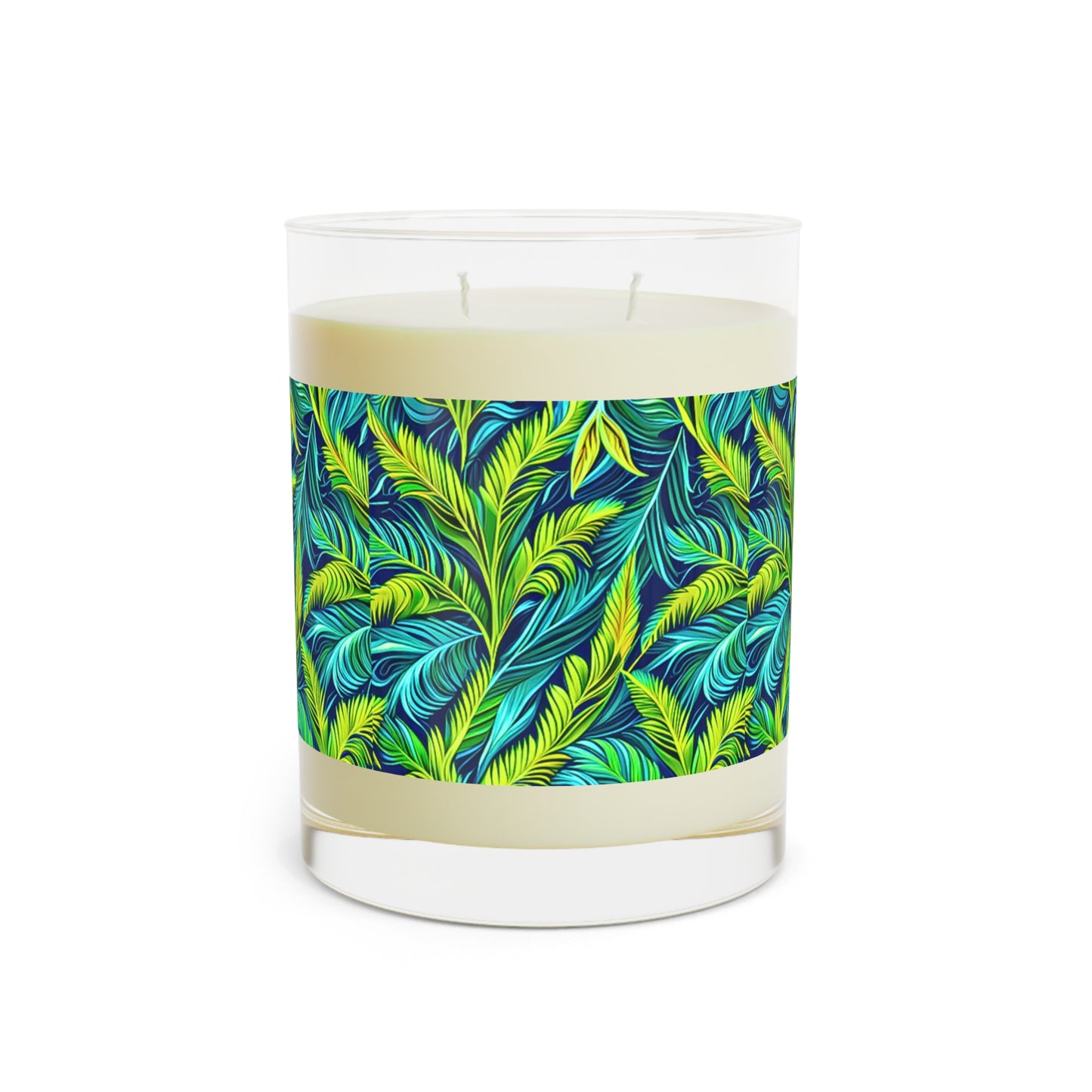 Madagascar Forest Teal Aromatherapy Essential Oils Natural Accent Decorative Scented Candle - Full Glass, 11oz