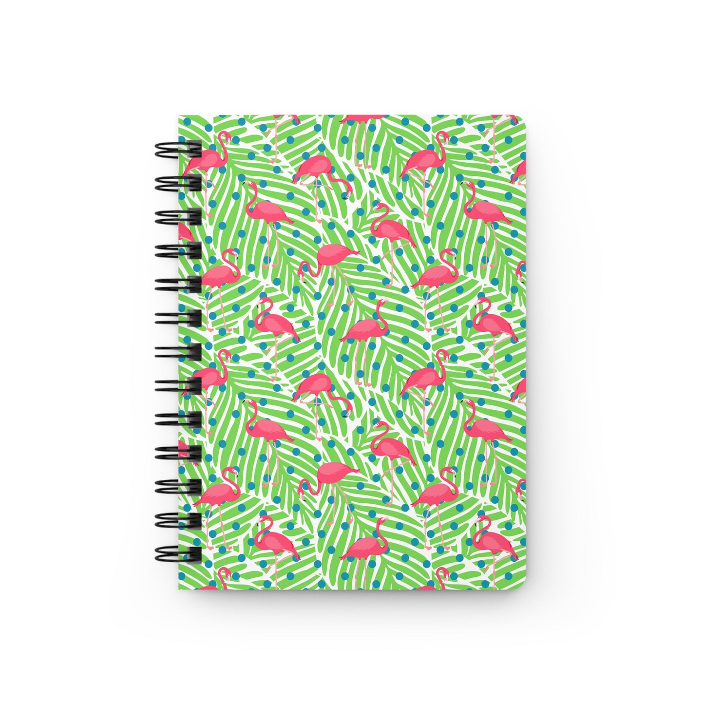 Dancing Pink Flamingos Writing Sketch Inspiration  Spiral Bound Journal