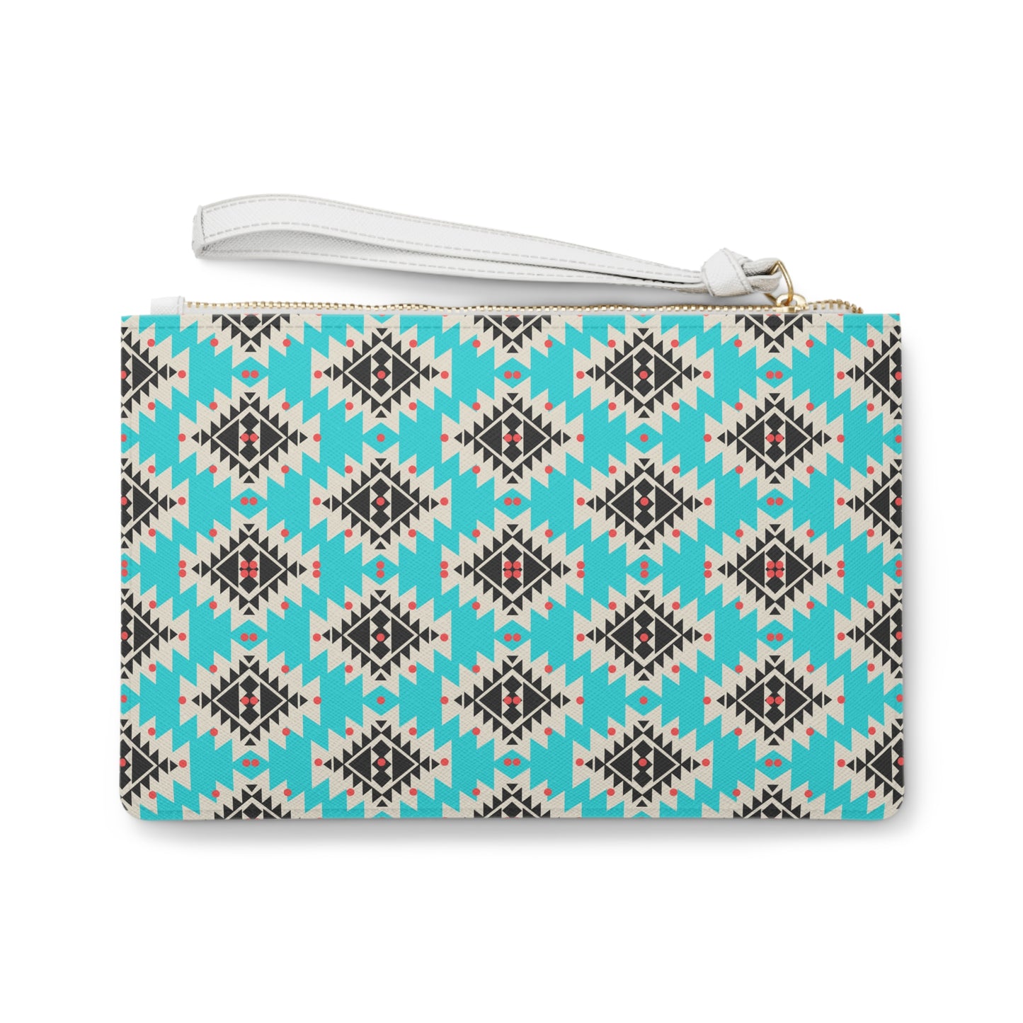 Navajo Concho Turquoise Decorative Pattern Pouch Clutch Bag