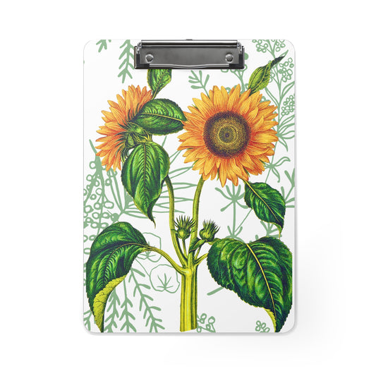 Summer Sunflower Botanical Desk Clipboard (Limited Edition July 2024)