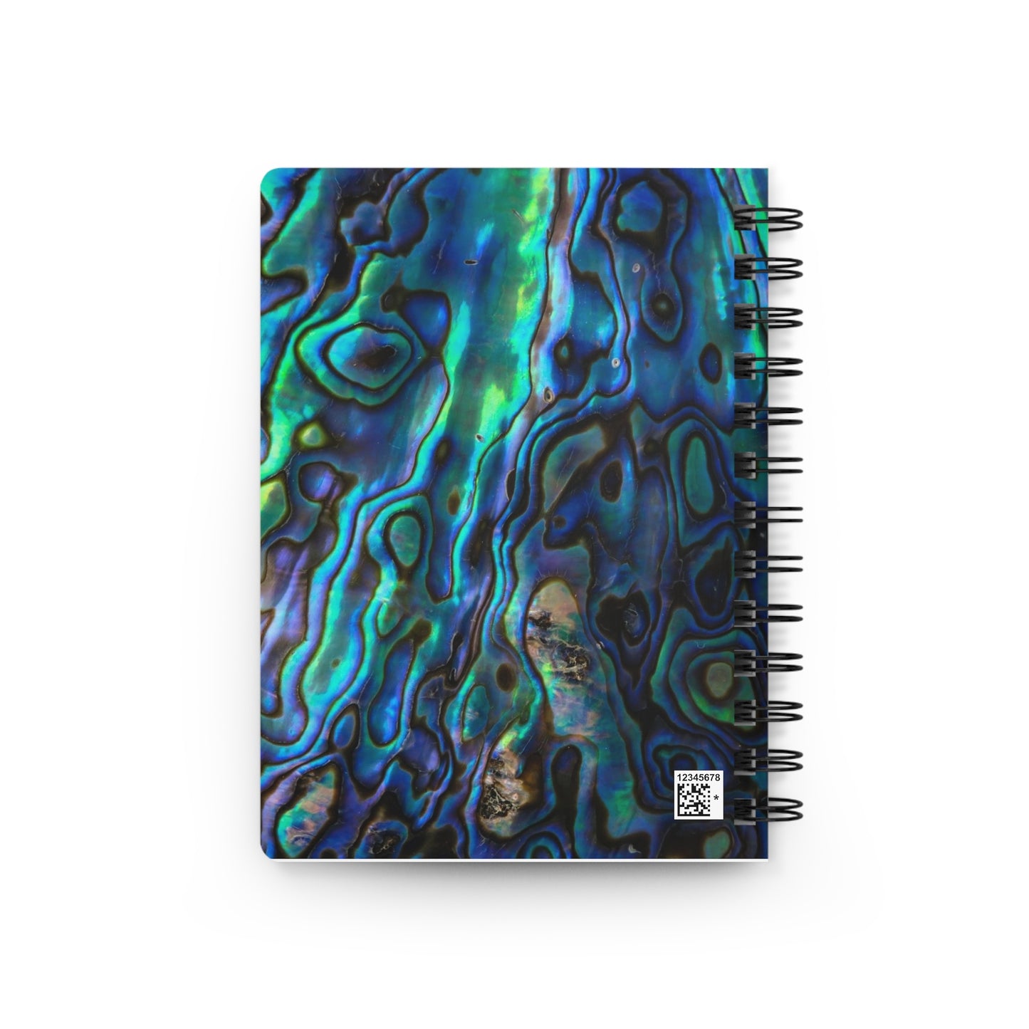 Abalone Jewels Natural Shell Ocean Abstract Writing Sketch Inspiration Spiral Bound Journal
