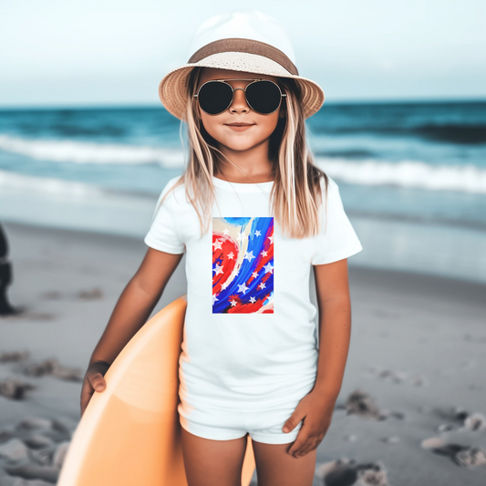 American Celebration July 4th Youth Short Sleeve Tee